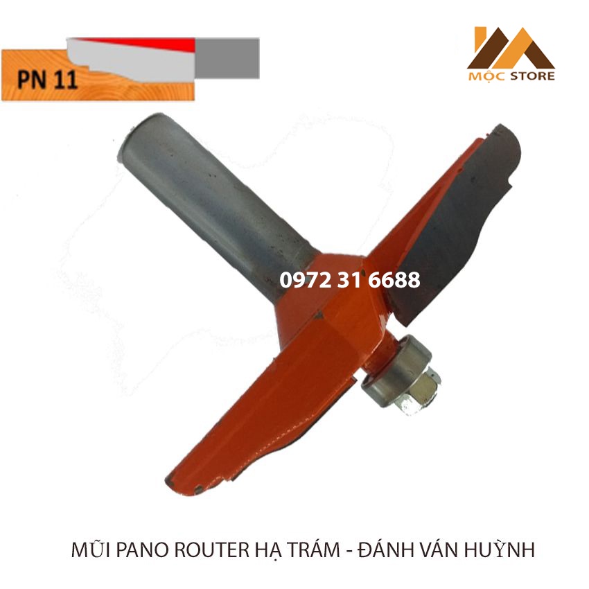 MŨI PHAY VÁN HUỲNH CỬA PN11 - MŨI SOI GỖ HẠ TRÁM - ĐÁNH VÁN HUỲNH - DỤNG CỤ PHỤ KIỆN NGÀNH MỘC