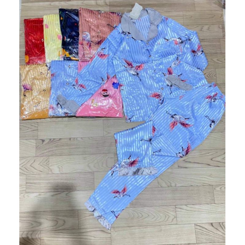 bộ pizama satin gấm 129k