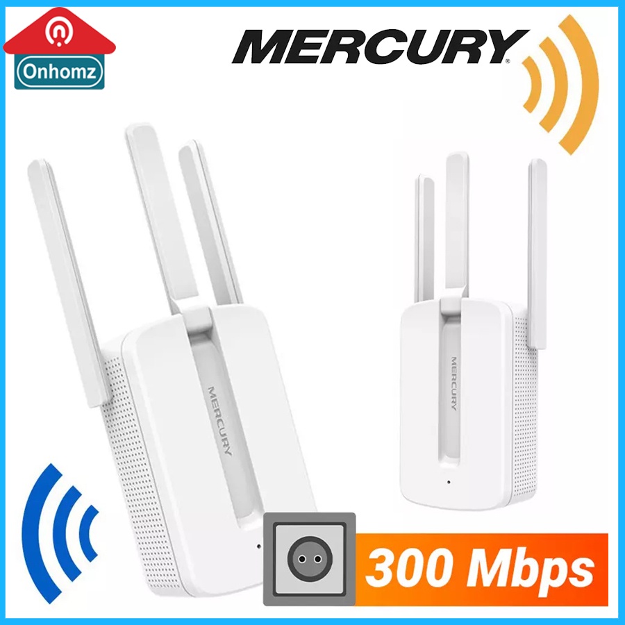 ⚡️Freeship⚡️Bộ kích sóng wifi 3 râu Mercusys/ Mercury MW310RE (wireless 300Mbps) cực mạnh - Bảo hành chính hãng