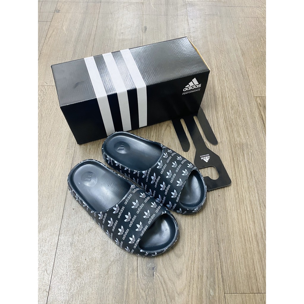 Dép adidas yz slide nữ - đen