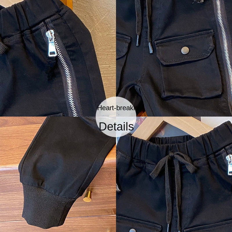 Quần dài có túi thời trang đáng yêu dành cho bé trai