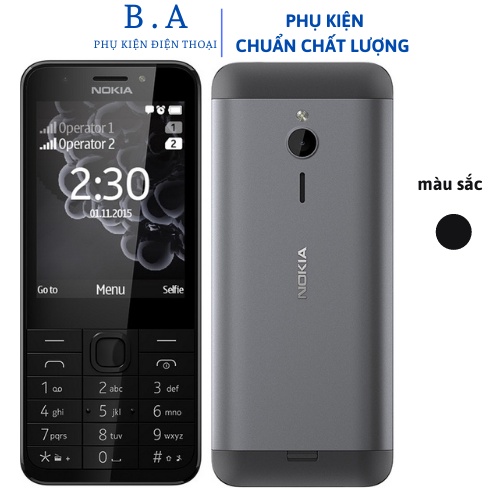 Nokia 230 2 sim, Điện thoại nokia chính hãng giá rẻ kèm pin sạc, bảo hành 12 tháng