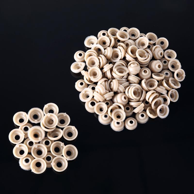 Set 100 mắt nhựa mềm Jprice màu đen cho búp bê tiện dụng