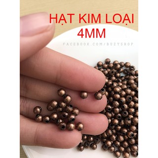hạt kim loại đồng xỏ vòng tay trang trí [nguyên liệu handmade, phụ liệu thủ công]