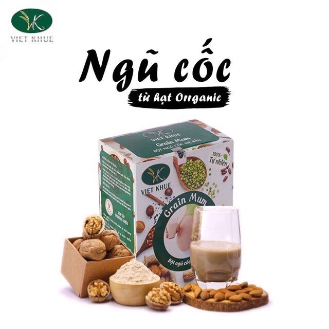 Ngũ Cốc Mẹ Bầu Grain Mum Việt Khuê 1 hộp 500gr