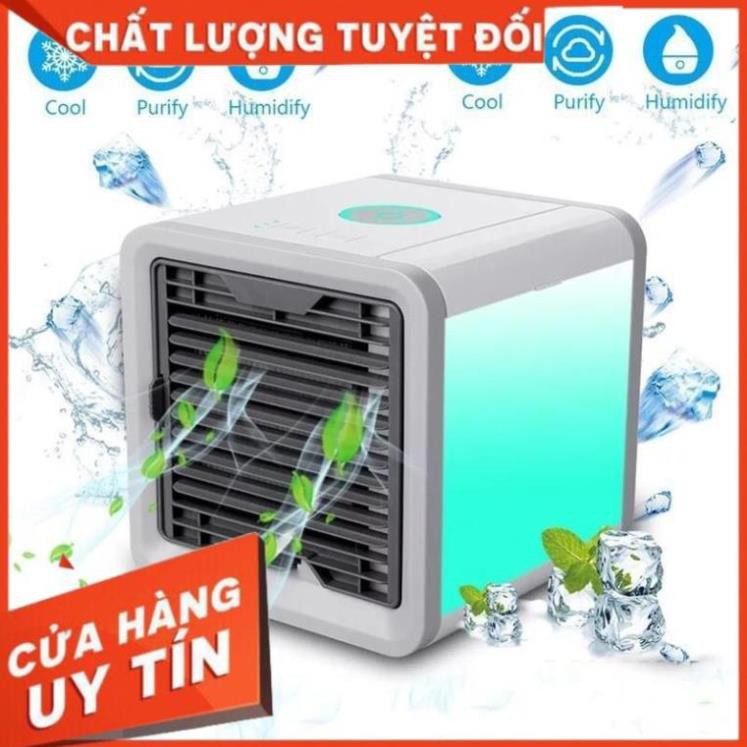 Quạt đá điều hòa mini - Quạt làm mát bằng hơi nước đẹp, tiện dụng - Ổ Cắm Điện Xanh