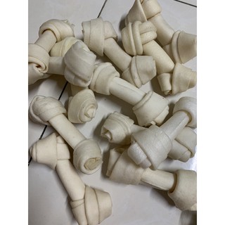 Xương gặm da bò 12cm