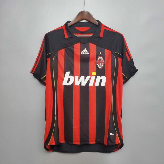 Áo thun đá banh Ac Milan 2006/2007 phong cách Retro cho nam