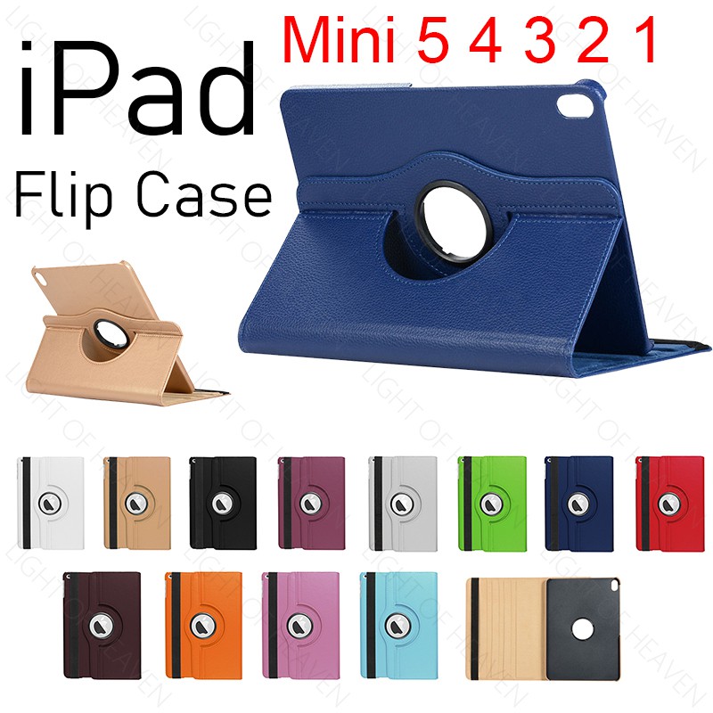 Bao Da Máy Tính Bảng Thông Minh Bảo Vệ 360 Độ Cho iPad mini 4 3 2 1 5 2019