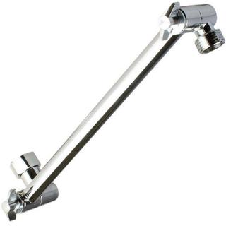 11 Inch Copper Shower Extension Arm Connecting Rod Adjustable Elbow Shower Rotating Arm Bracket 