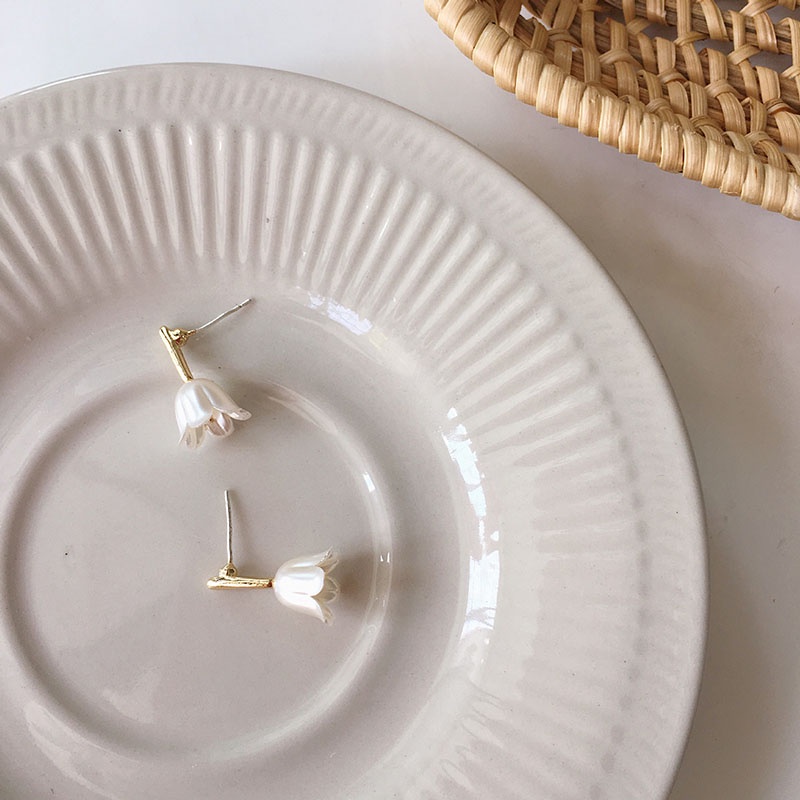 Bông Tai Thiết Kế Đơn Giản Dễ Thương Phong Cách Nhật Hàn