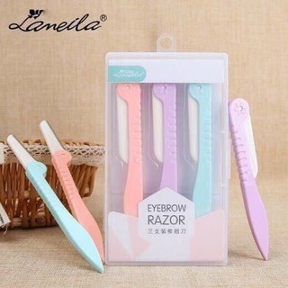 Bộ 3 dao cạo lông mày cao cấp Lameila