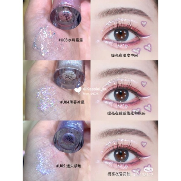 Nhũ mắt dạng lỏng dễ thương unicorn thú một sừng cuterumor