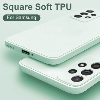 Ốp Điện Thoại Silicon Viền Vuông Mềm Bảo Vệ Camera Cho Samsung Galaxy S20 Ultra S20 FE