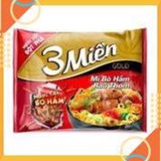 Combo 10 gói mì 3 miền hương vị bò hầm rau thơm 75g