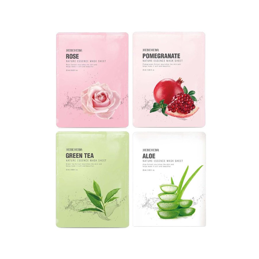 Mặt Nạ Dưỡng Da Chiết Xuất Từ Thiên Nhiên Hebeheba Natural Essence Mask Sheet 25ml