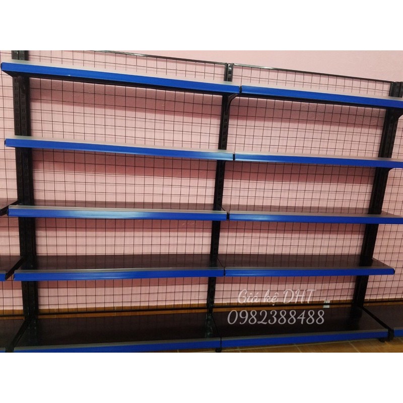 Kệ để hàng siêu thị màu đen giá rẻ