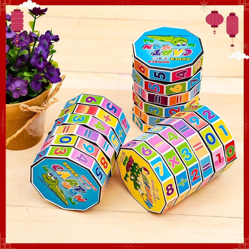 Rubik toán học giúp bé làm quen , luyện trí nhớ với những phép tính Cộng,Trừ,Nhân,Chia