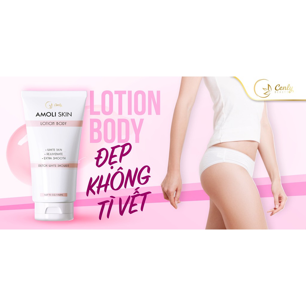 Kem LOTION BODY AMOLI SKIN [ CAM KẾT TRẮNG 100%] tặng kèm mask trà xanh hoặc bạc hà tự chọn . | BigBuy360 - bigbuy360.vn