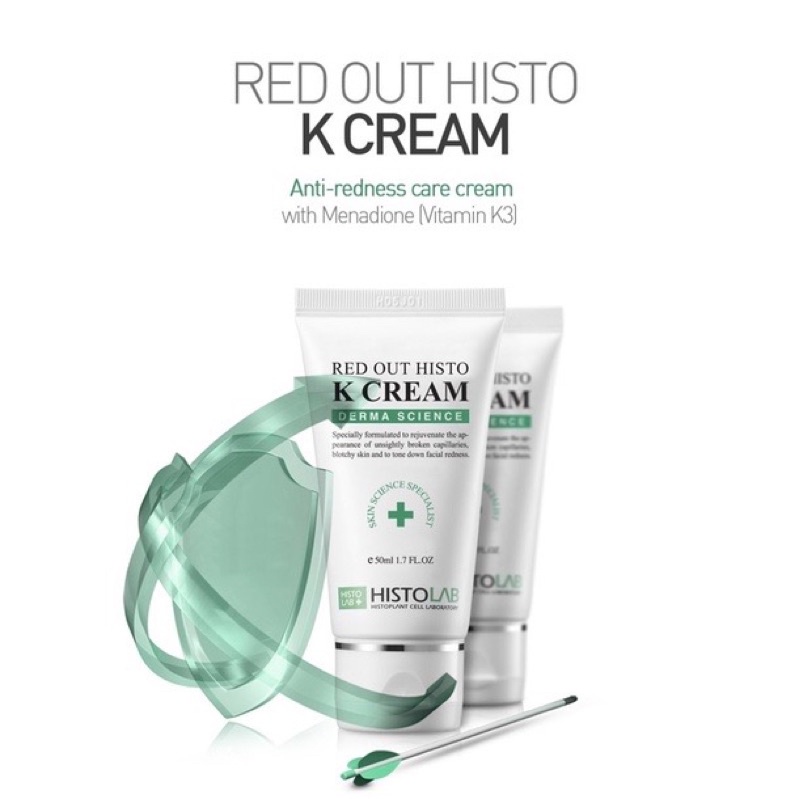 50ML- Kem Dưỡng Phục Hồi HISTOLAB vitamin K red out histo K cream