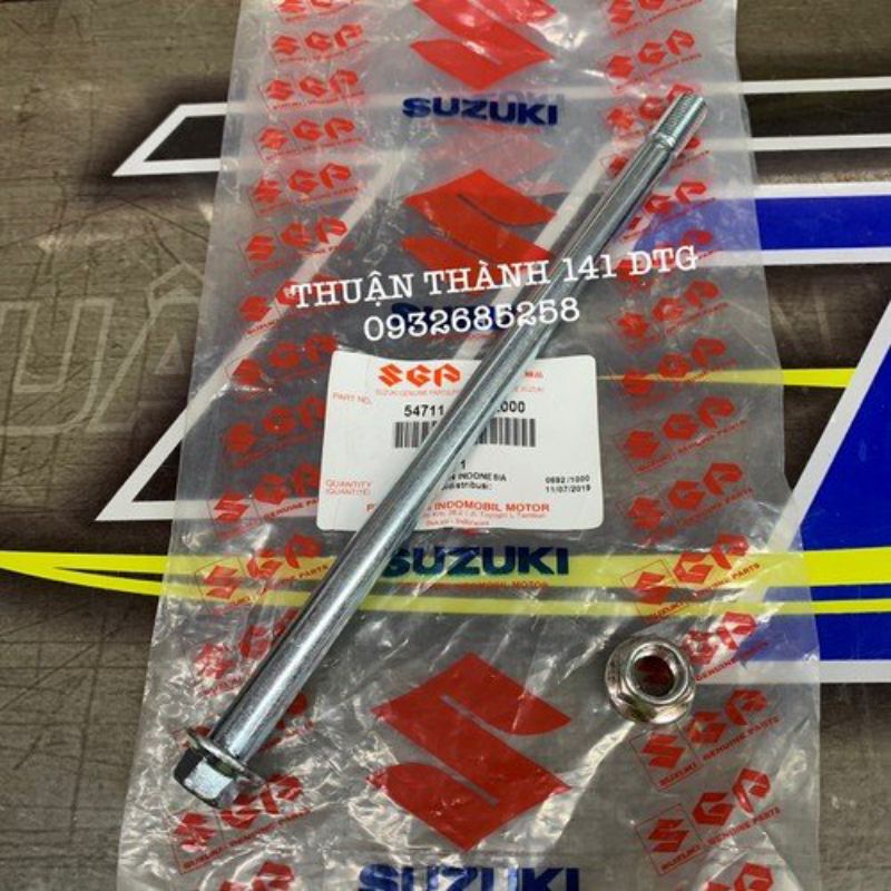 Cốt đùm trước sport/ cốt bánh trước zin kèm tán - Xipo/Satria2k/Rg110/Rgx/Rgv120