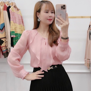 Áo sơ mi hồng cao cấp, áo công sở cao cấp-Thời Trang Nhung Paris!