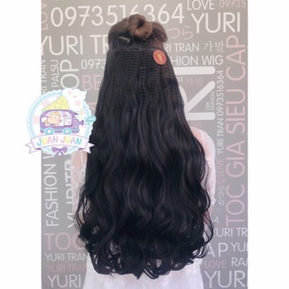 Tóc kẹp dải 65cm sỉ 60k