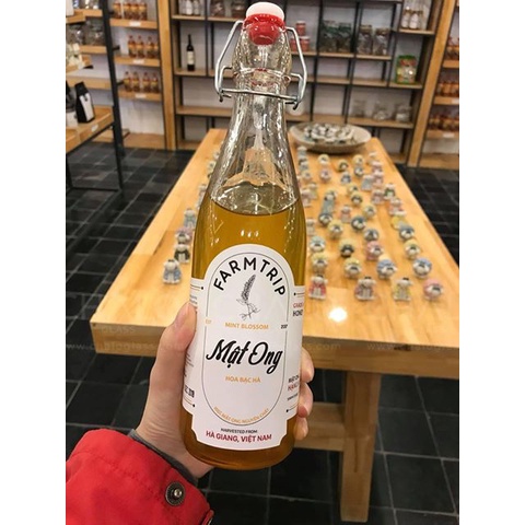 Chai thuỷ tinh nắp gài, đựng mật ong | kombucha | Sữa hạt