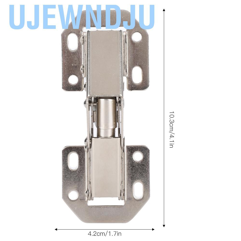 Ujewndju 15 Sets Hinges For Office Hardware Non‑Perforated Cabinet Wardrobe Door 4 Inches