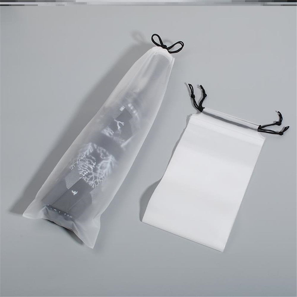 Bộ 5 túi nhựa trong suốt đựng dù chống thấm nước có dây rút tiện dụng