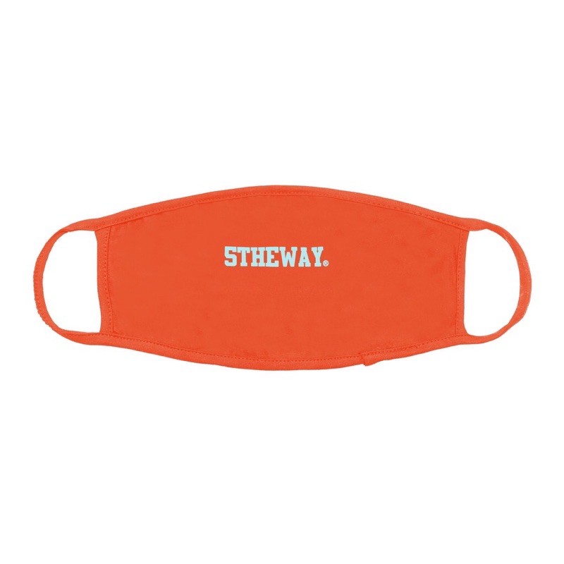 Khẩu Trang 5THEWAY /solid/ LETTER MASK™️ in FLAME (Màu Cam)