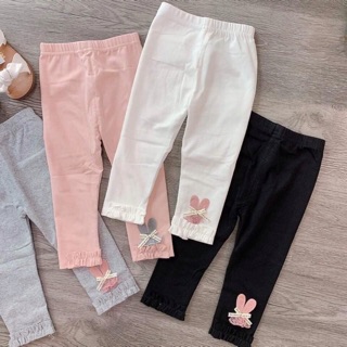Set 4 quần legging thỏ cho bé gái