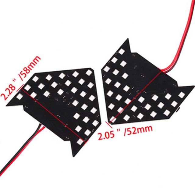 Led Xi nhan độ gương xe hơi chạy đuổi