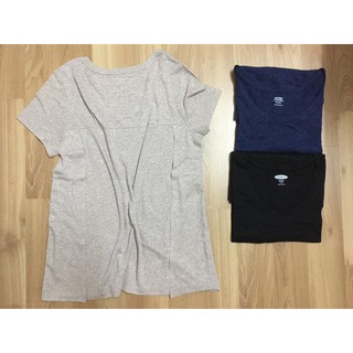MS1: Áo cotton Old Navy xẻ tả 2 bên (còn màu be)