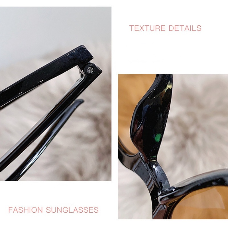(KIQI-FASHION) COD Kính Mát Gọng Đen Đơn Giản Chống Tia UV Phong Cách Hàn Quốc Thời Trang