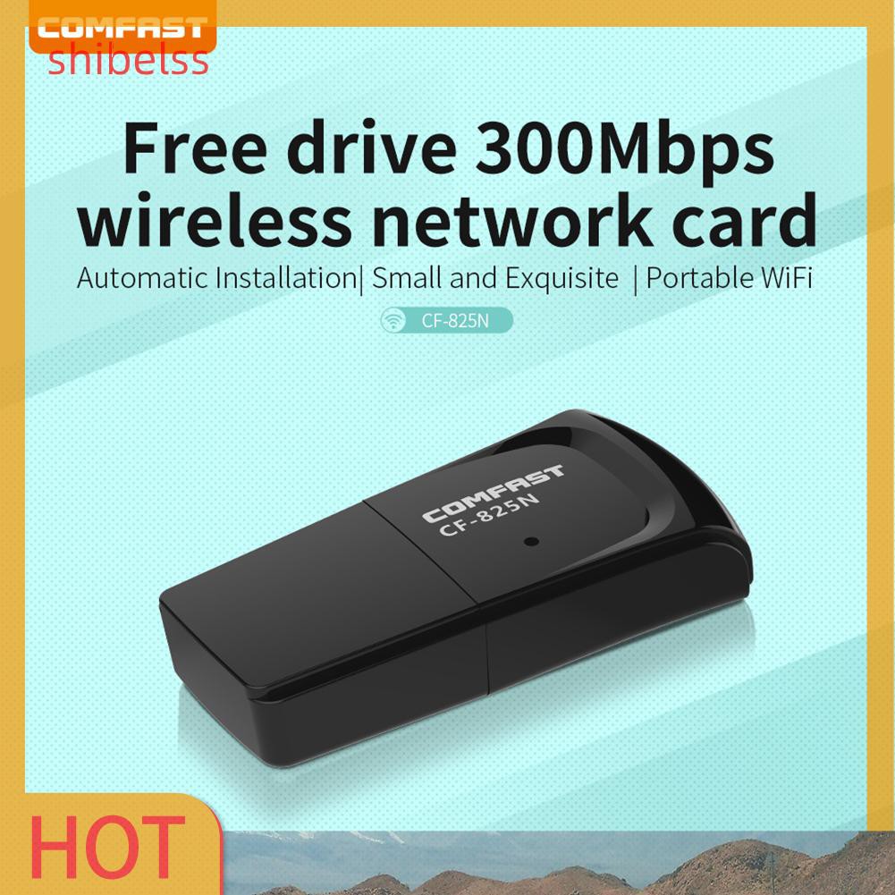 Bộ Thu Phát Wifi Comfast 300mbps Usb2.0 Mini 2.4ghz