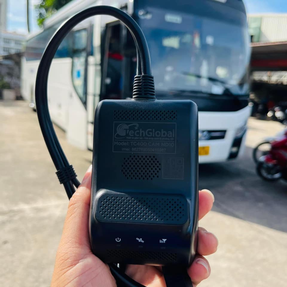 Camera  Hành Trình Chuẩn Nghị Định 10 TC400 CAM-ND10-cho xe 16 chỗ trở lên xe-đầu kéo-quay 2 mắt trước và trong cabin