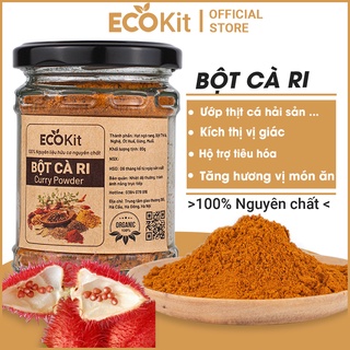 Bột cà ri hữu cơ Ecokit nguyên chất ướp thịt lêm nếm cho món ăn đậm đà hương vị