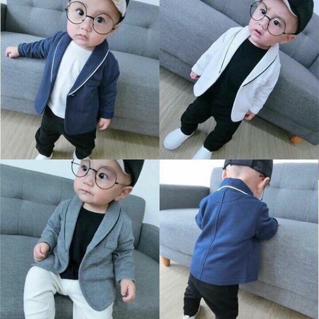 010901190 ‼️HÀNG CÓ SẴN - Rubykids‼️ ✔️Áo khoát giả vest cực sang cho bé yêu diện ngày thu