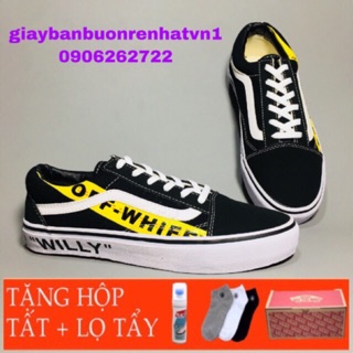 [ TẶNG HỘP + LỌ TẨY + TẤT ] GIÀY V OFF NAM NỮ