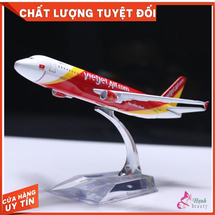 Mô hình máy bay Vietjet air 16cm