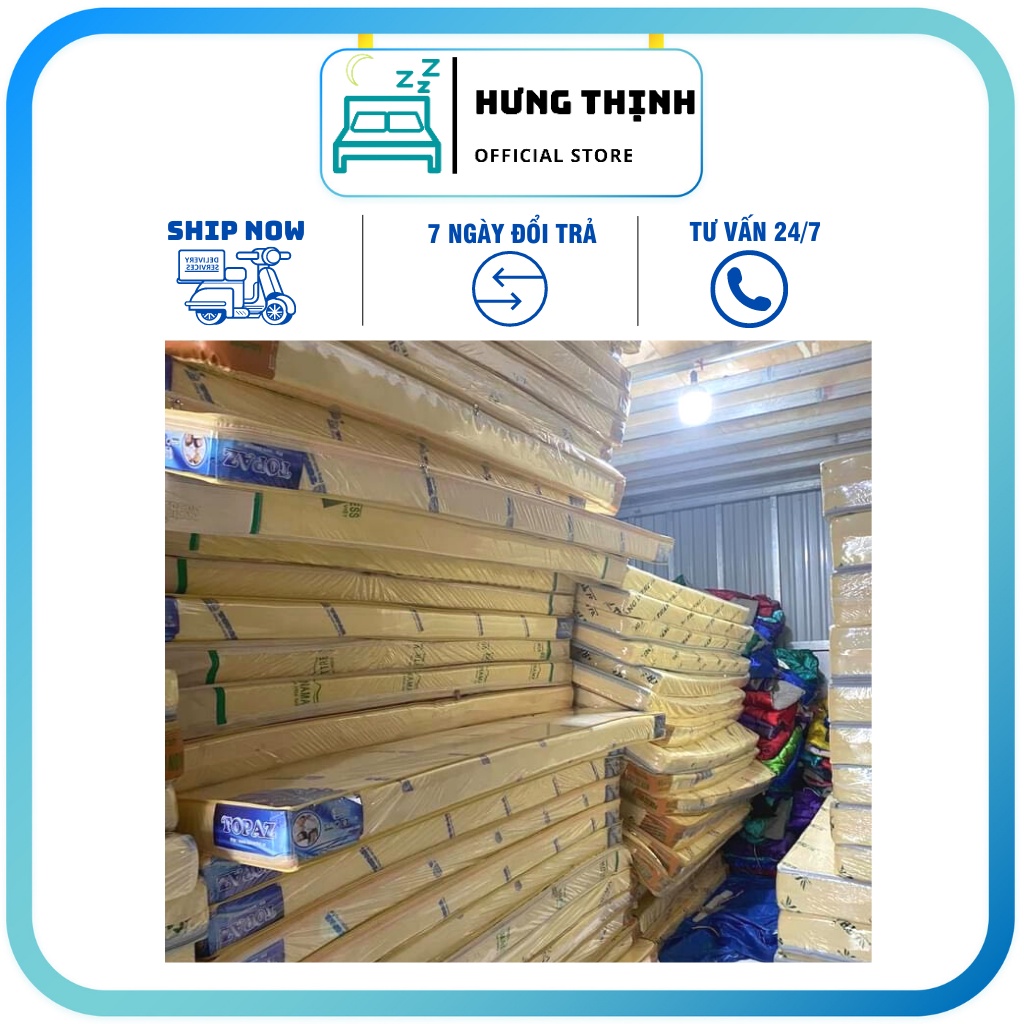 Nệm cao su non american dày 10cm giá rẻ đầy đủ kích thước 1m4 1m6 cho người lớn trẻ em