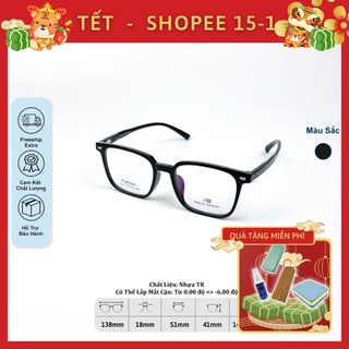 Gọng Kính Cận Vuông Chất Liệu Nhựa Dẻo TR90 7917 Kính Mắt Gomoeyewear