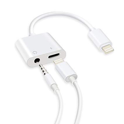 Jack chuyển đổi  2 cổng - Vừa sạc vừa cắm tai nghe cho ip7/7p/8/8p/x/xs max/11/11pro/11pro max