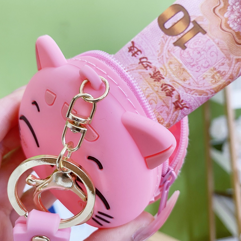 Móc Khóa Hình Mèo Hoạt Hình Sáng Tạo Ngộ Nghĩnh