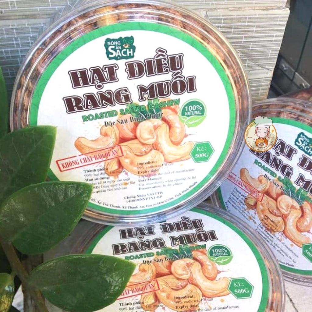 Hạt điều Vian Foods Hạt điều A Cồ size to nguyên hạt xuất khẩu thơm giòn 500g dùng làm quà tặng Sang hết ý