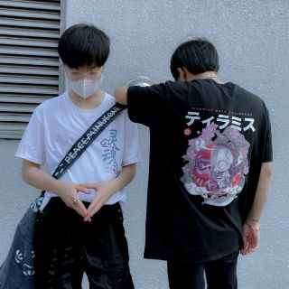 [TIRAMISU NEKO] DARUMEO - ÁO THUN LẬT ĐẬT MÈO TRẮNG
