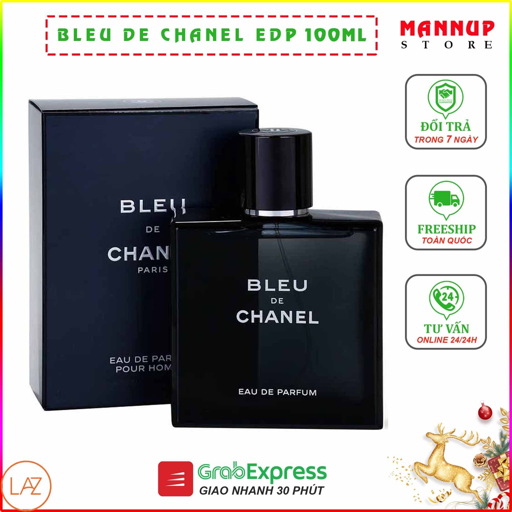 Nước Hoa Nam BLEU DE C.HANEL EDP 100ml Bản Nắp Hít Cao Cấp, Lưu Hương Lâu