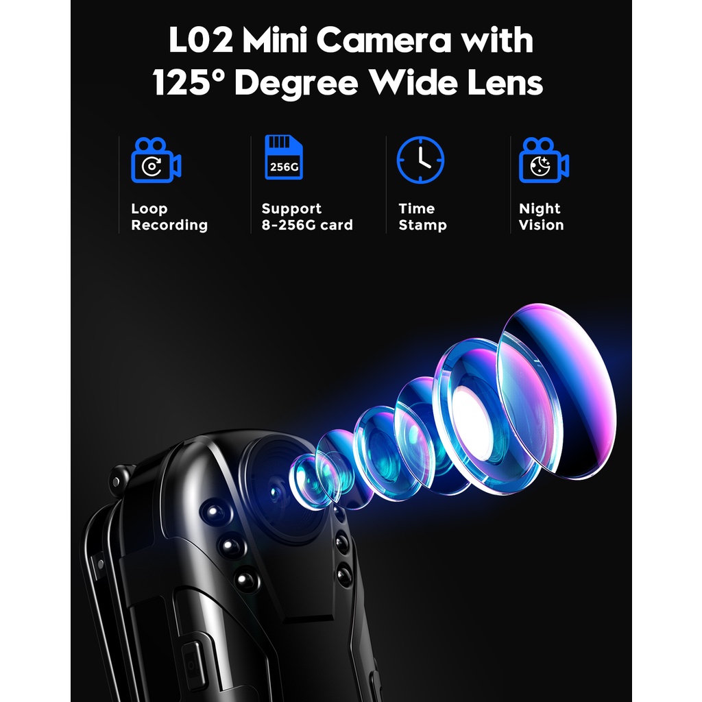 Camera Hành Trình Mini Full HD 1080P Cho Xe Máy