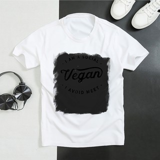 Áo Thun In Hình - Hài hước thuần chay hài hước chống xã hội hài hước - MA-2214